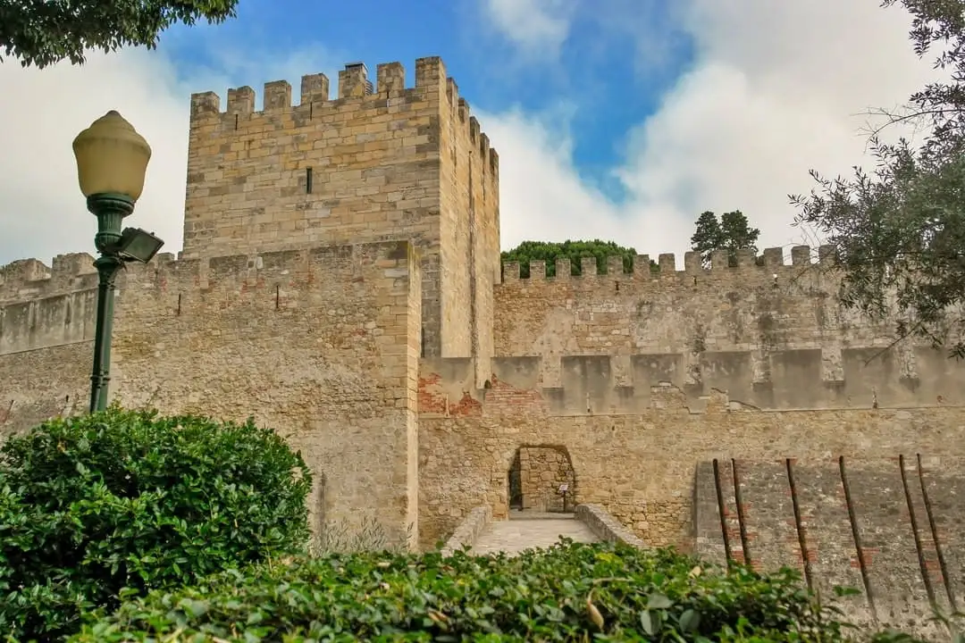 The castle facade