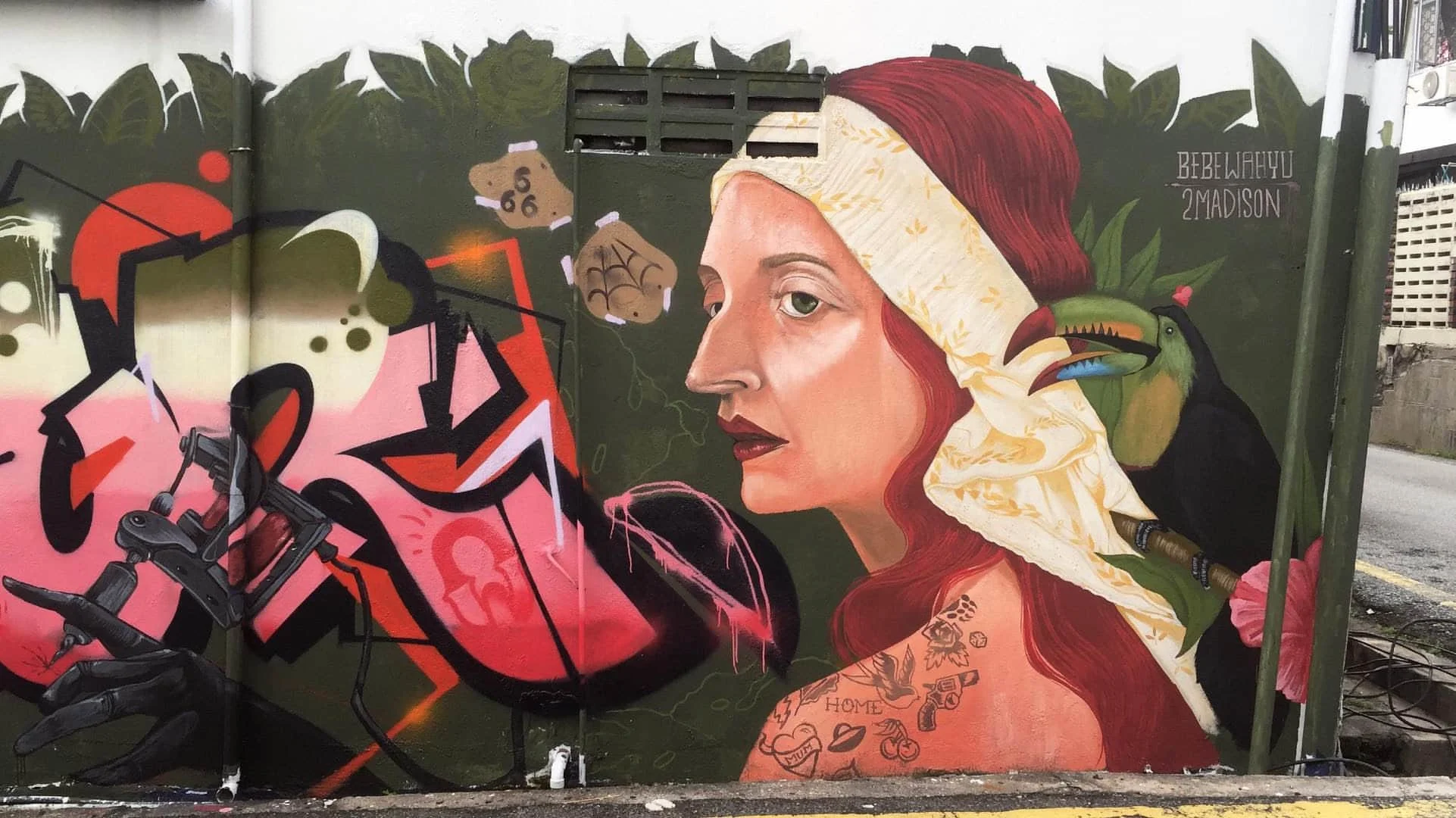 Street art in Kuala Lumpur