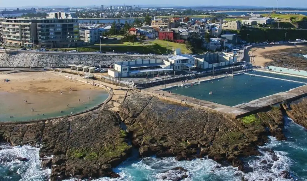 Ocean baths at Newcastle