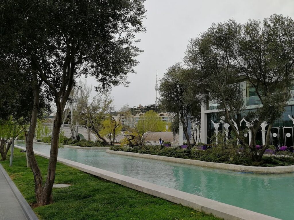 a canal in little venice baku azerbaijan