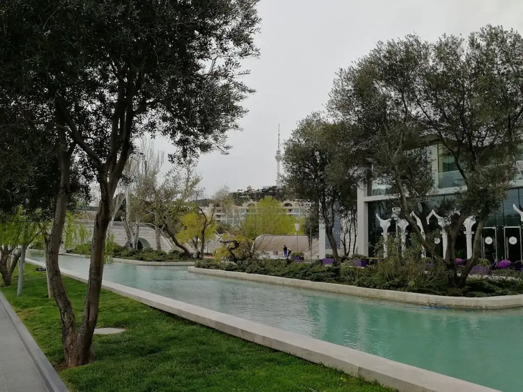 a canal in little venice baku azerbaijan