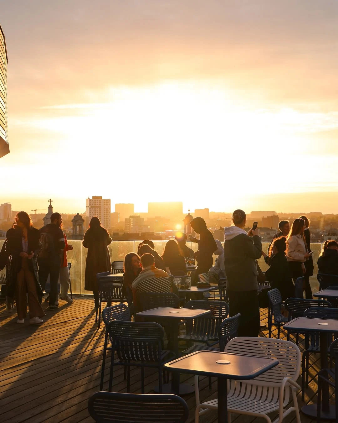 Views from this rooftop bar