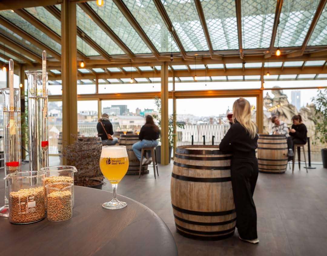 Outside area of the brewery