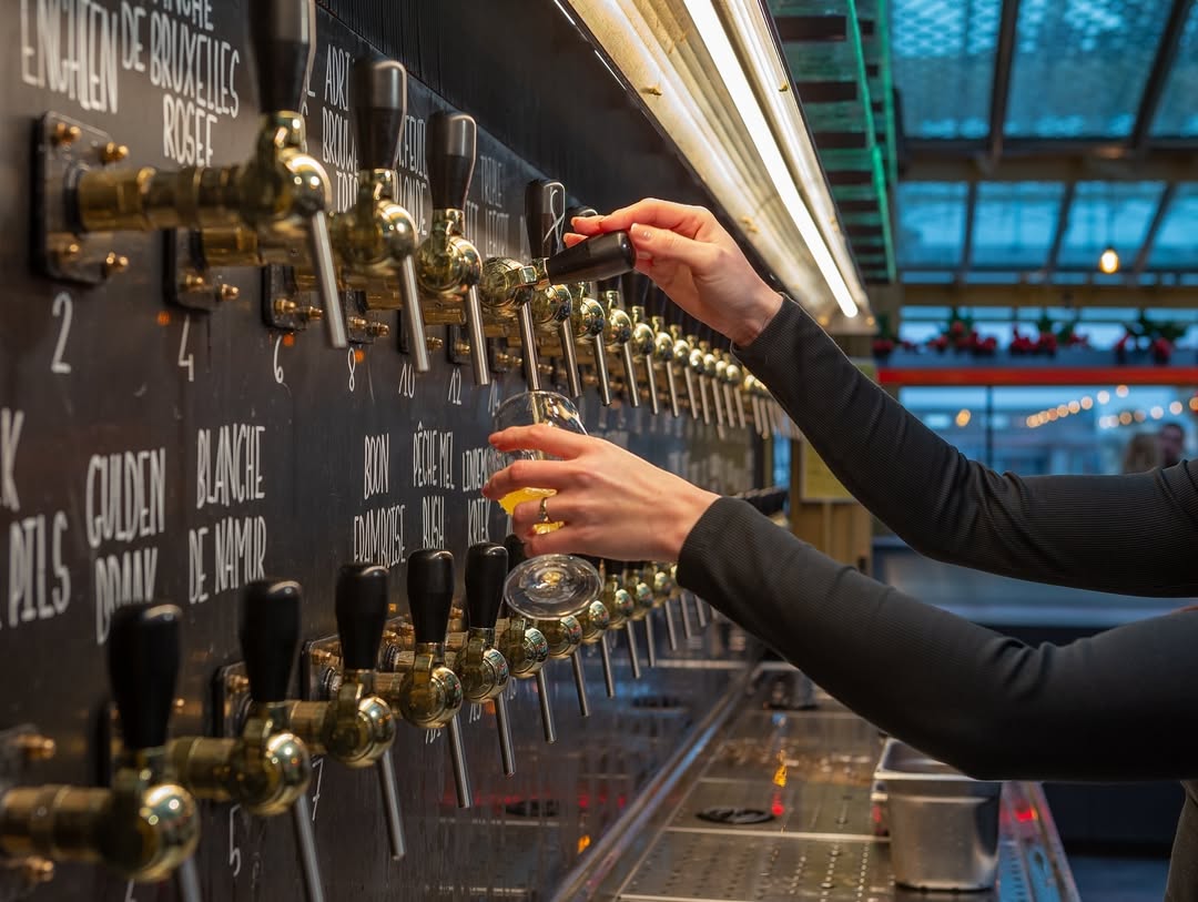 Beers on tap