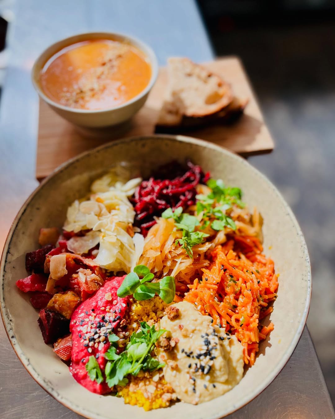 Vegetarian dishes from Mammouth