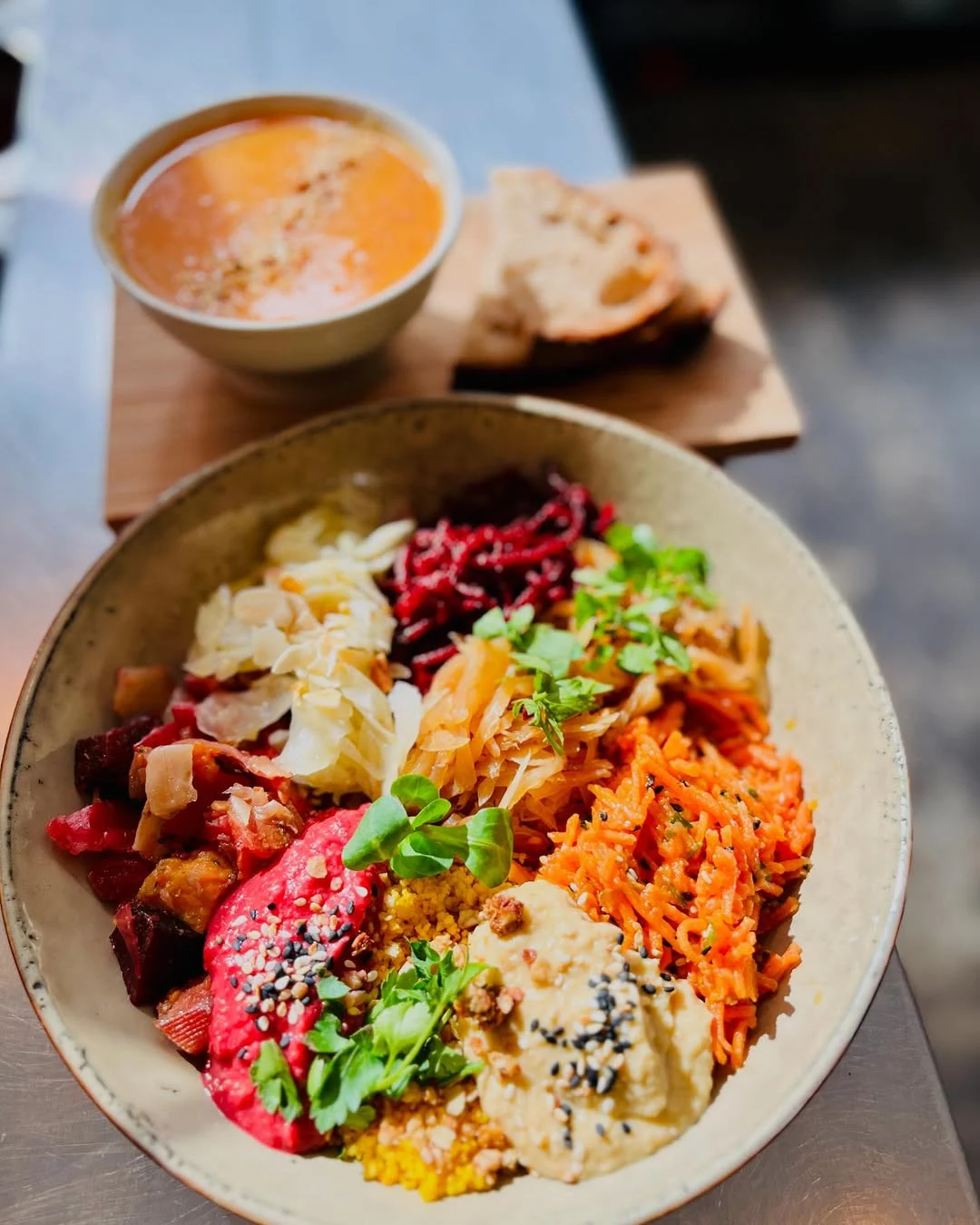 Vegetarian dishes from Mammouth