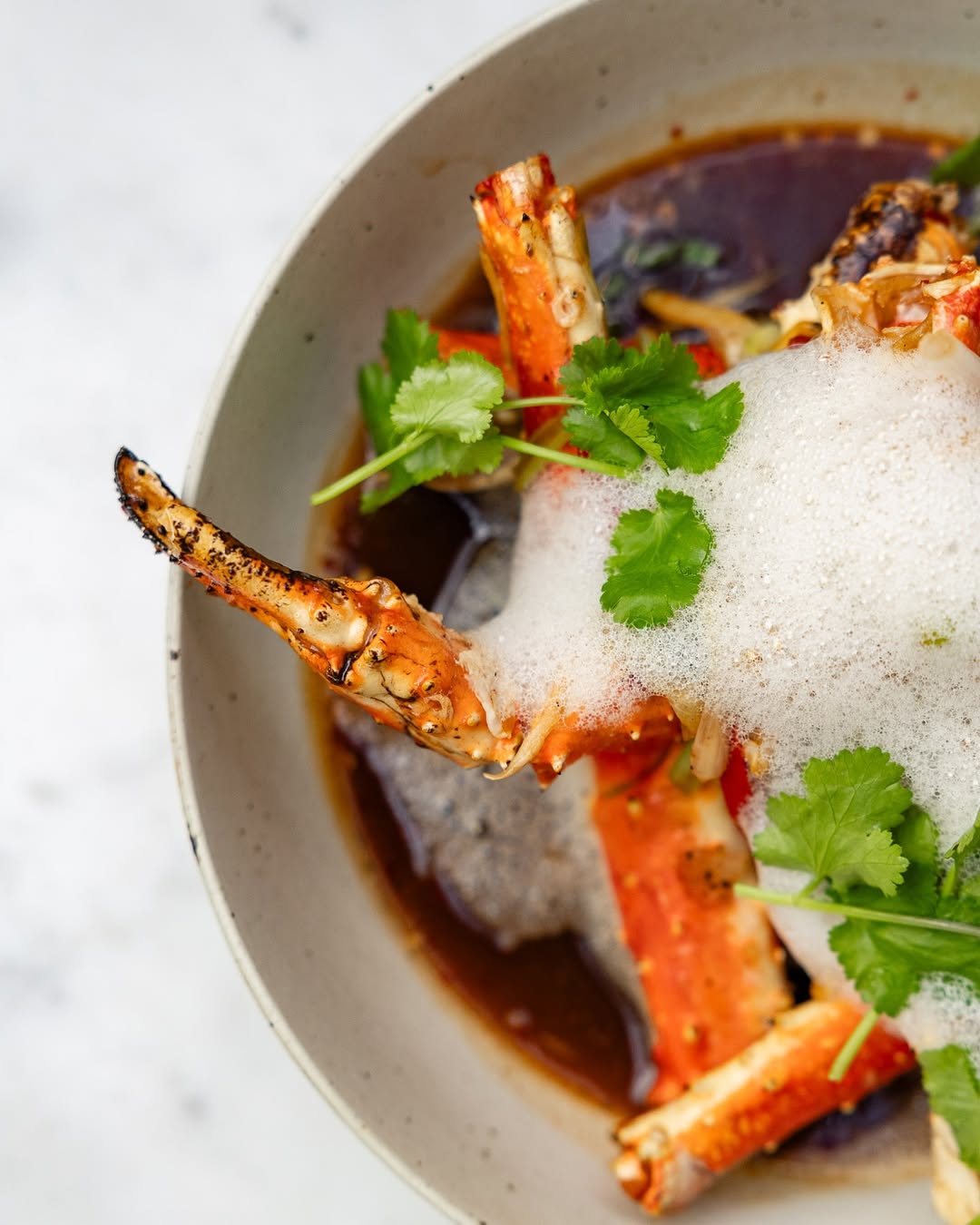 Vietnamese Southern style crab dish