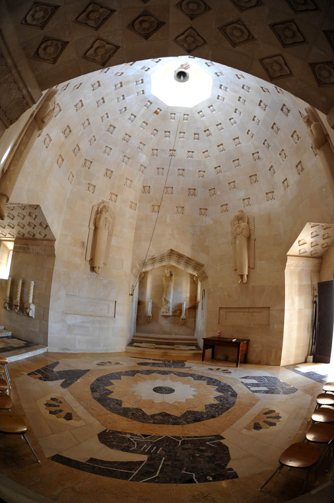 a mosaic on the floor of a mausoleum in cavtat near dubrovnik croatia