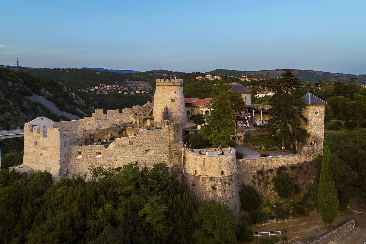 trsat castle is a 13th century castle overlooking rijeka on the croatian coast
