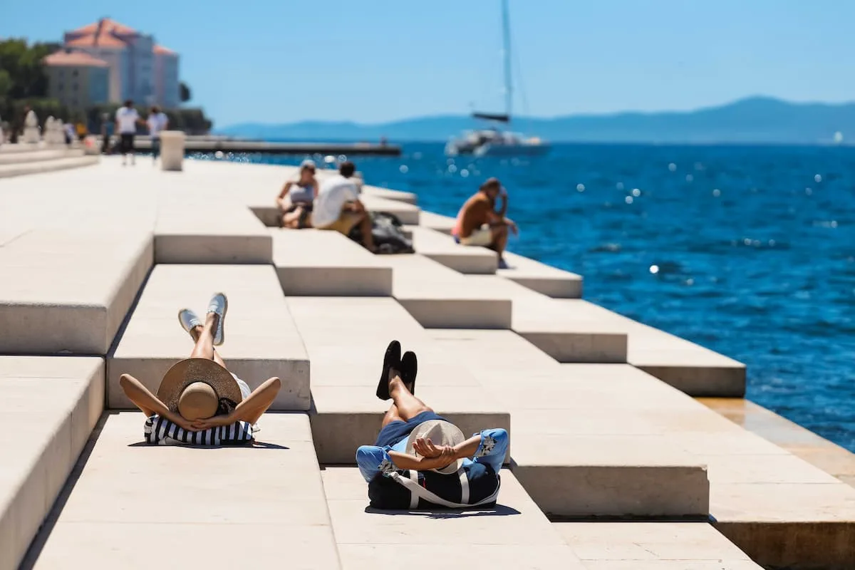 the sea organ is a sound art installation in zadar croatia