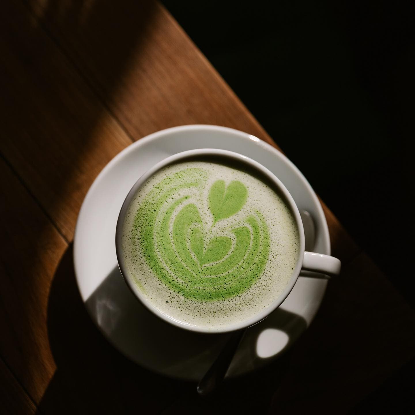 Matcha lattes