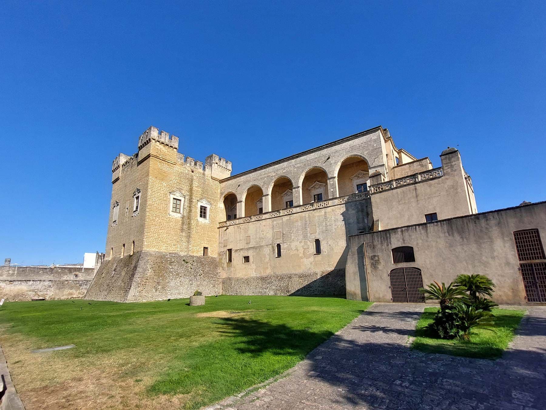 the norman castle in mesagne puglia italy