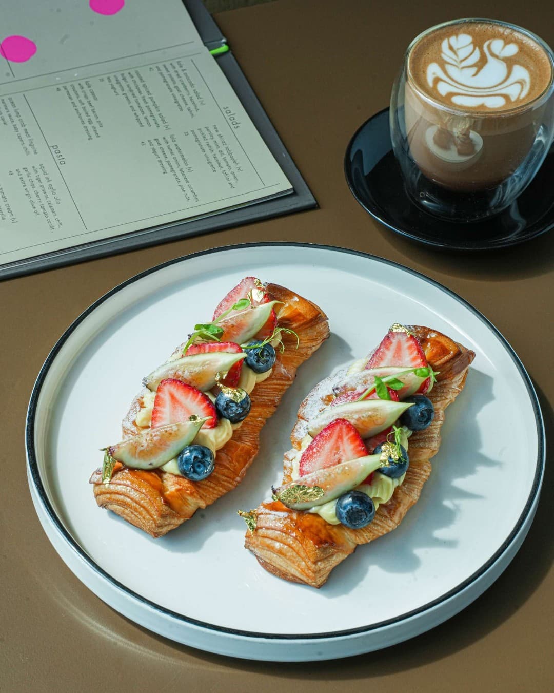 Check out the dedicated pastry menu at lola