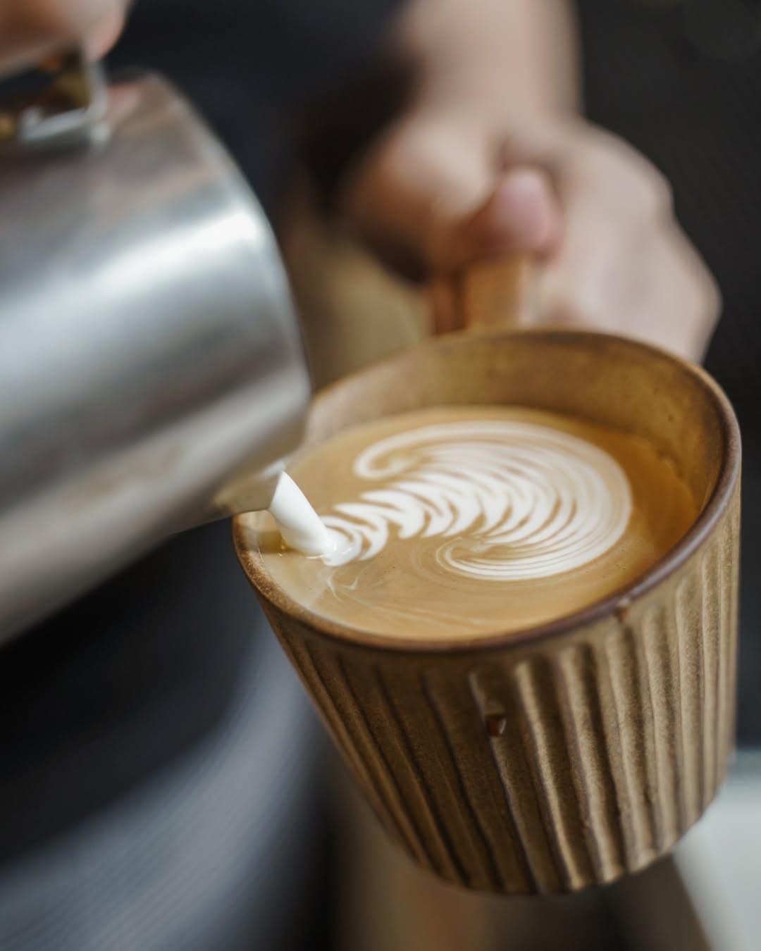 Fantastic coffee poured by expert baristas