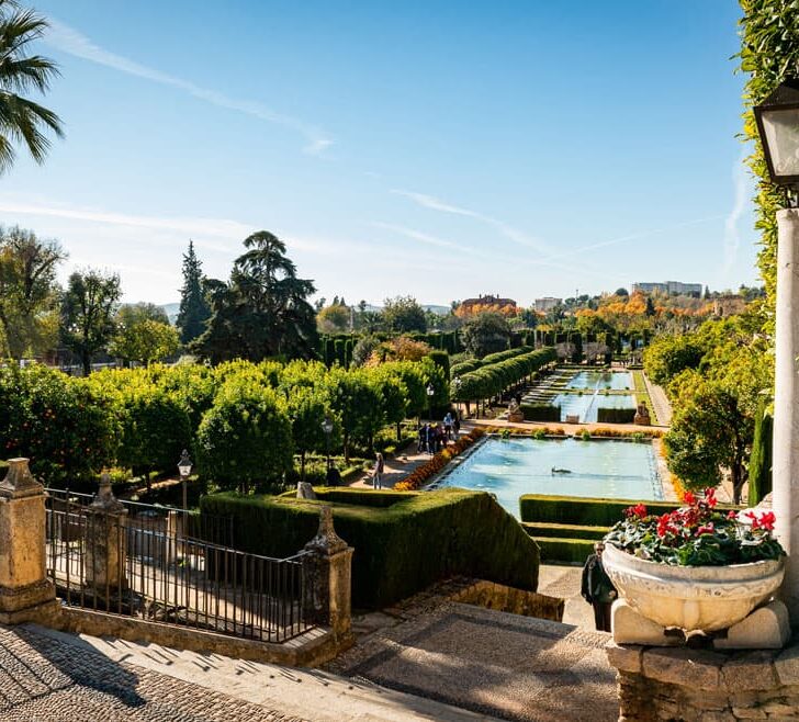 The courtyards and gardens of Alcázar de los Reyes Cristianos