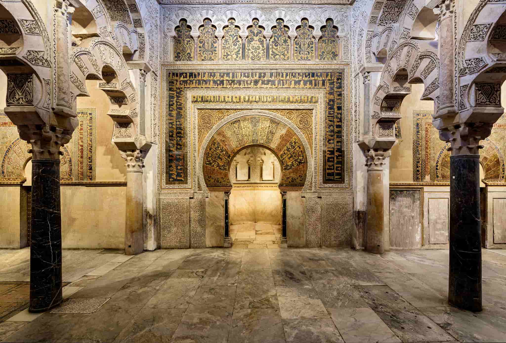 Preserved interoirs of Mosque-Cathedral of Córdoba