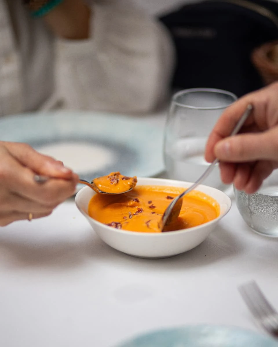 Cold tomato soup