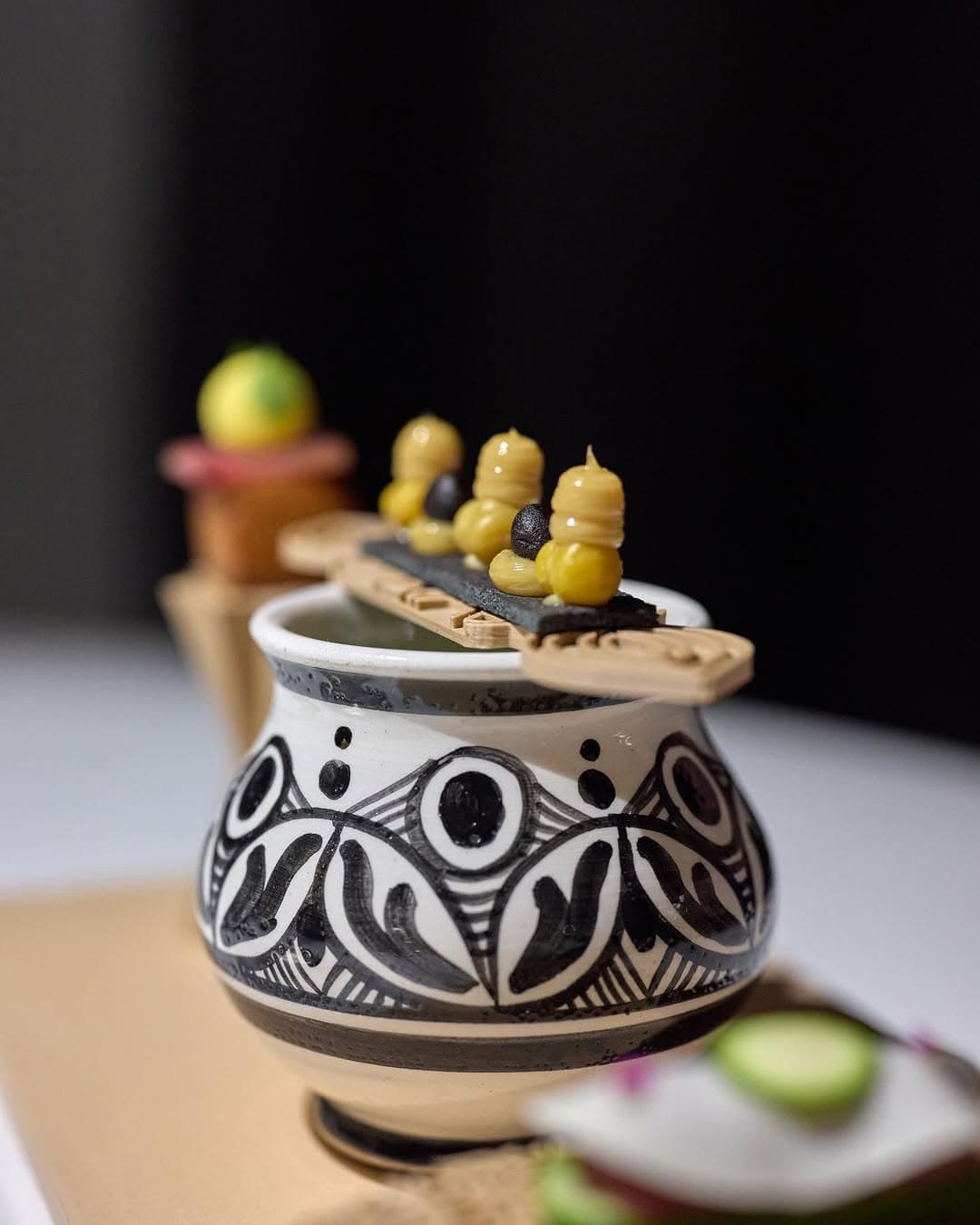 Creative plating and food presentation