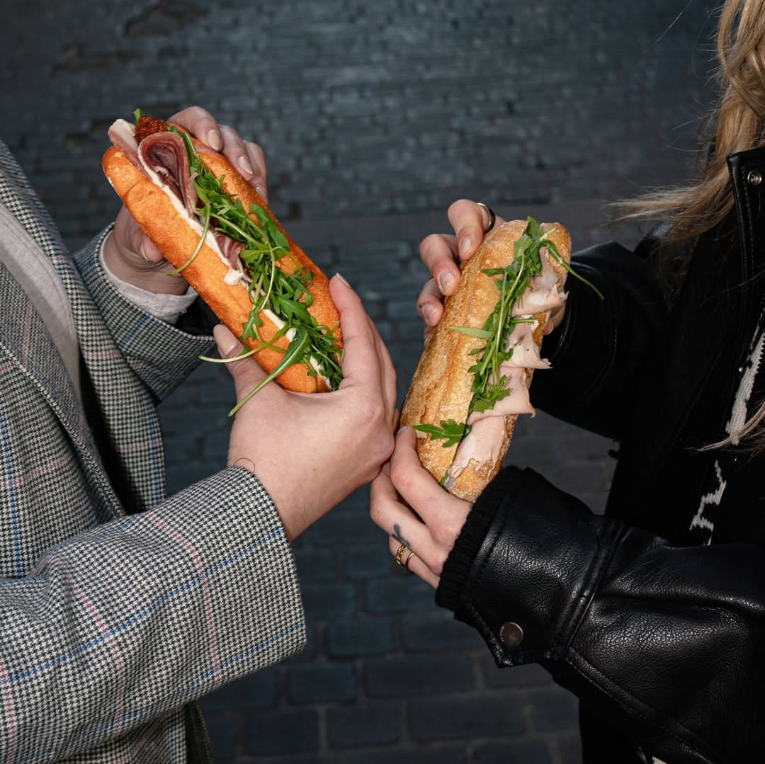 Different bocadillos served on baguette style bread