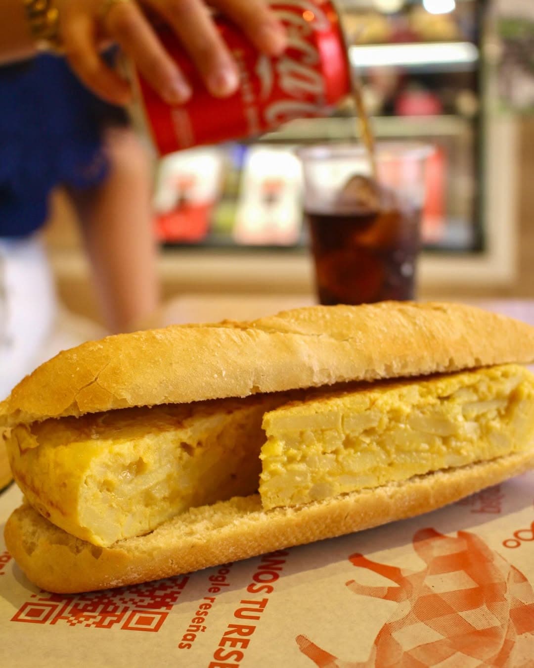 Bocadillos with Spanish omelette