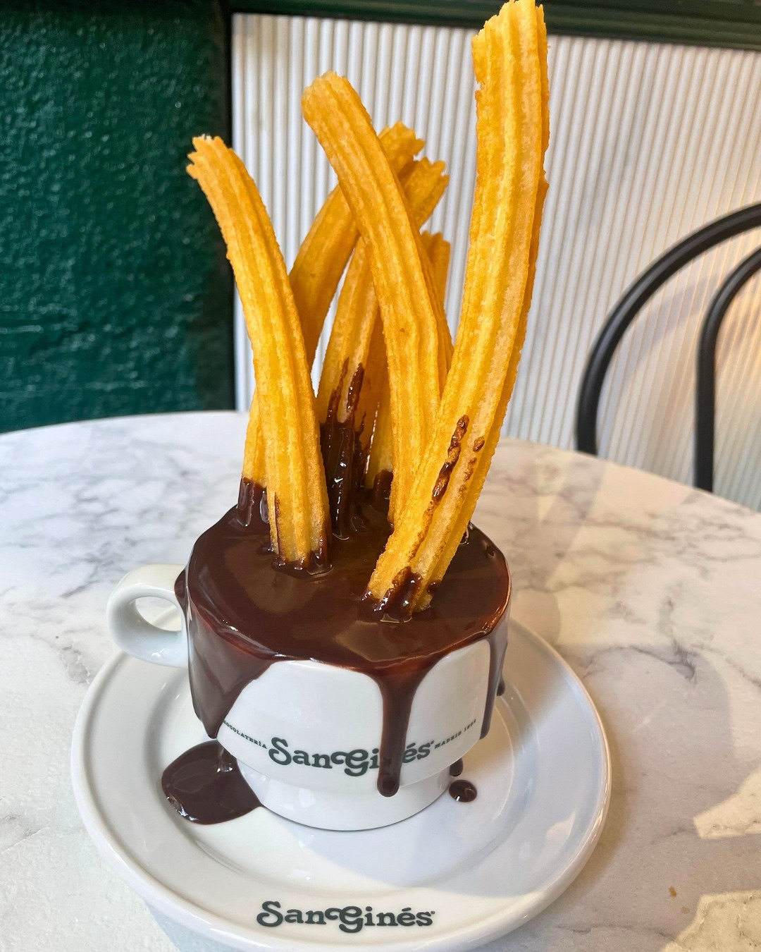 Chocolate and churros is the perfect combination