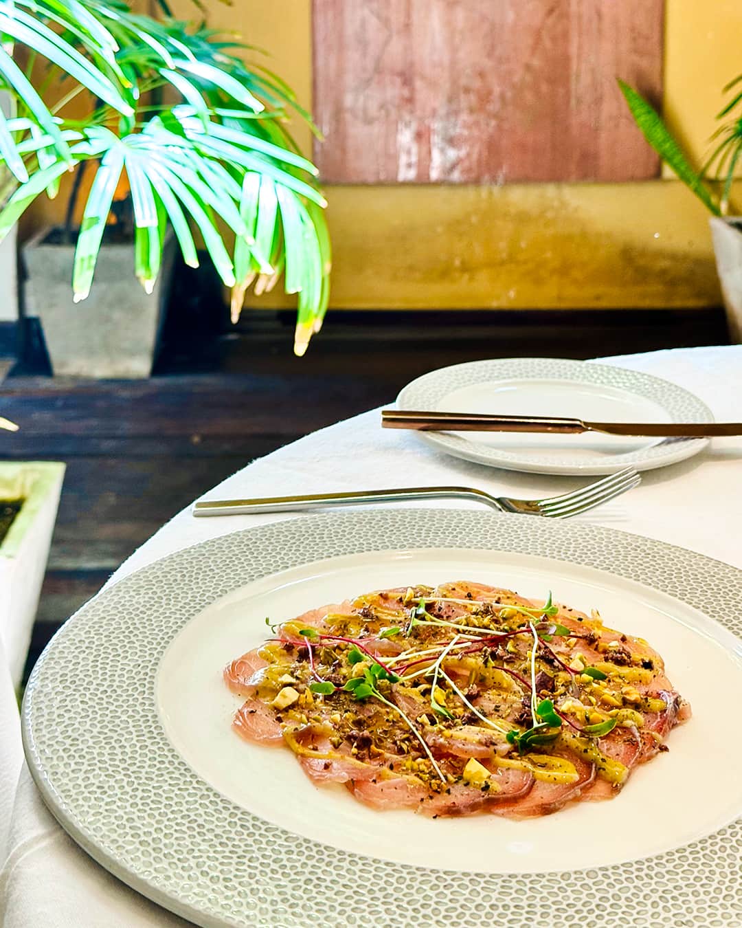 Fish carpaccio