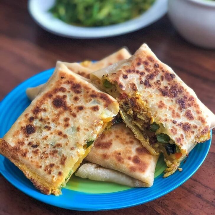 Veg stuffed roti