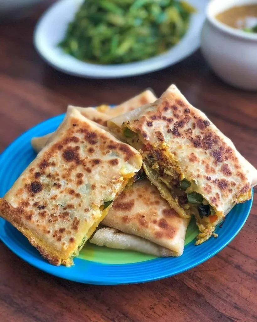 Veg stuffed roti