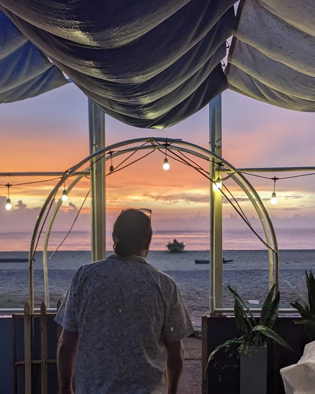 Ocean views at sunset