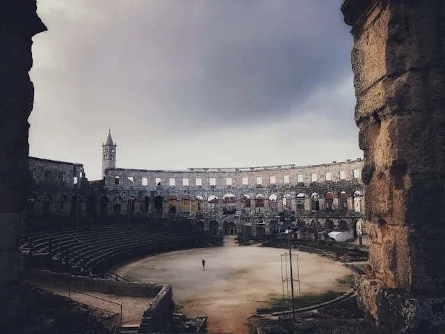 pula arena is a roman ampitheatre in pula on the istrian peninsula croatia