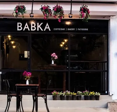 Exterior of Babka Cafe in Goa