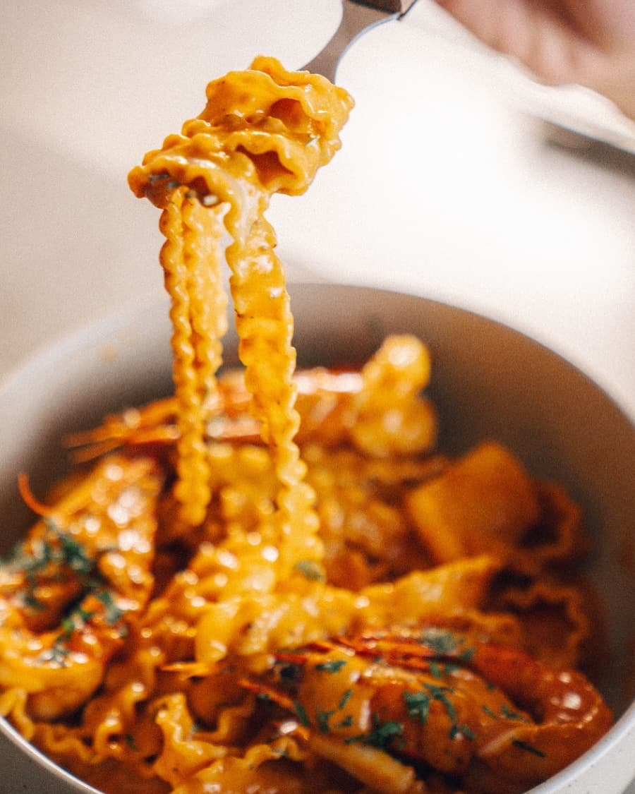 Seafood pasta