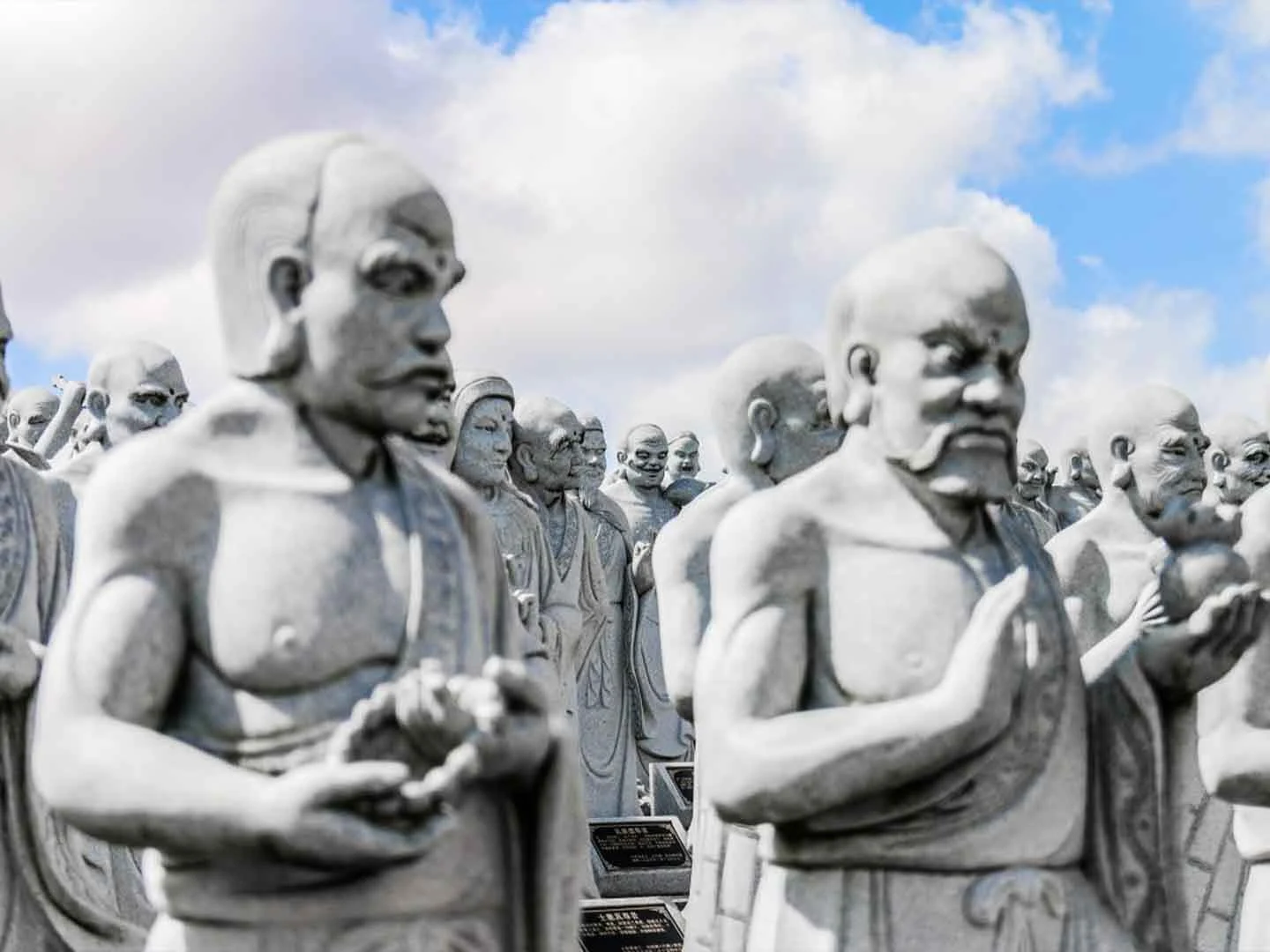 Statues at the temple
