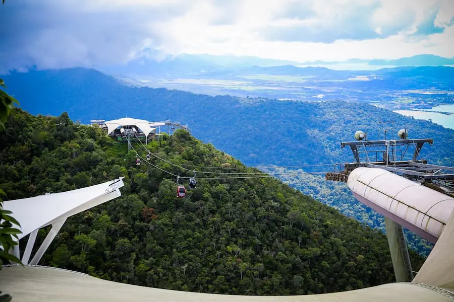 Views from the cable car