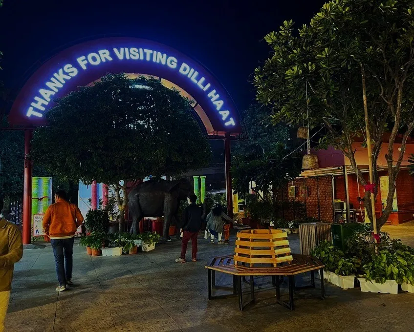 Night market in Delhi