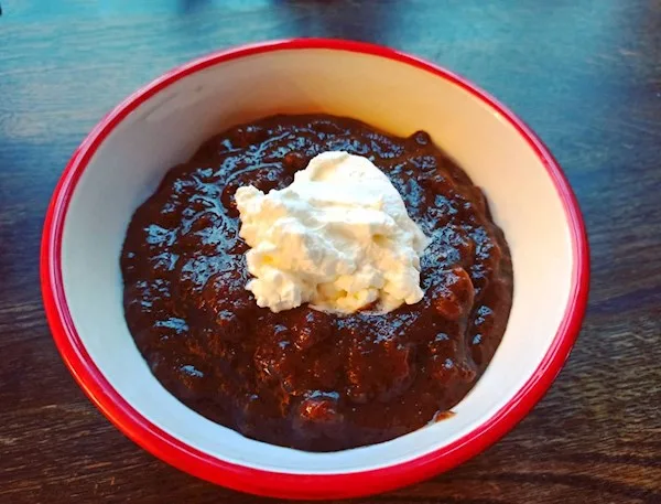 leviasupp, a traditional estonian food is a sweet bread soup
