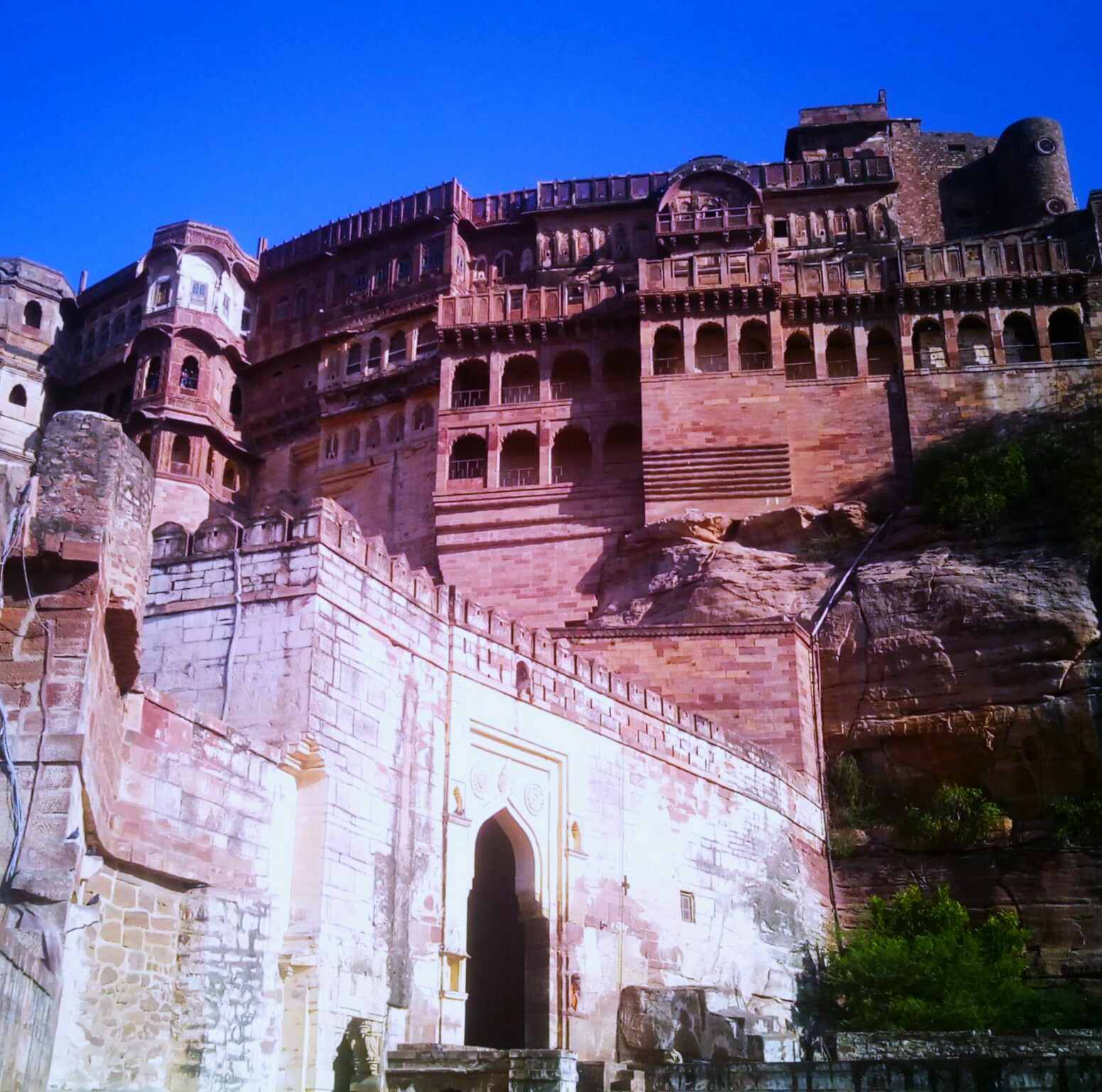 Exterior of Mehrangarh Fort, Rajasthan 