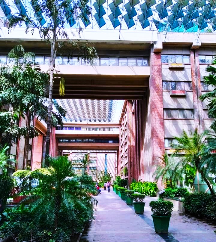 Courtyard at the Indian Habitat Centre