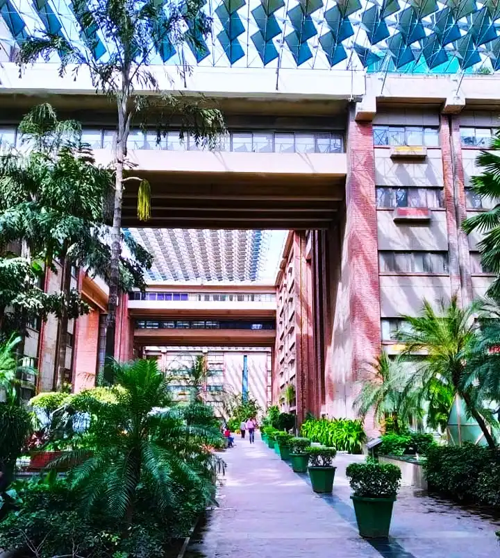 Courtyard at the Indian Habitat Centre