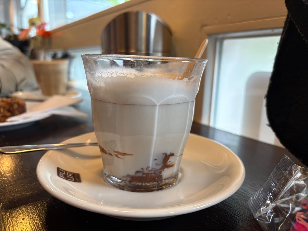 A coffee at Puur café