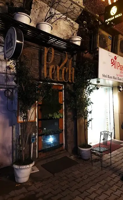 Exterior of Perch Bar in Delhi 