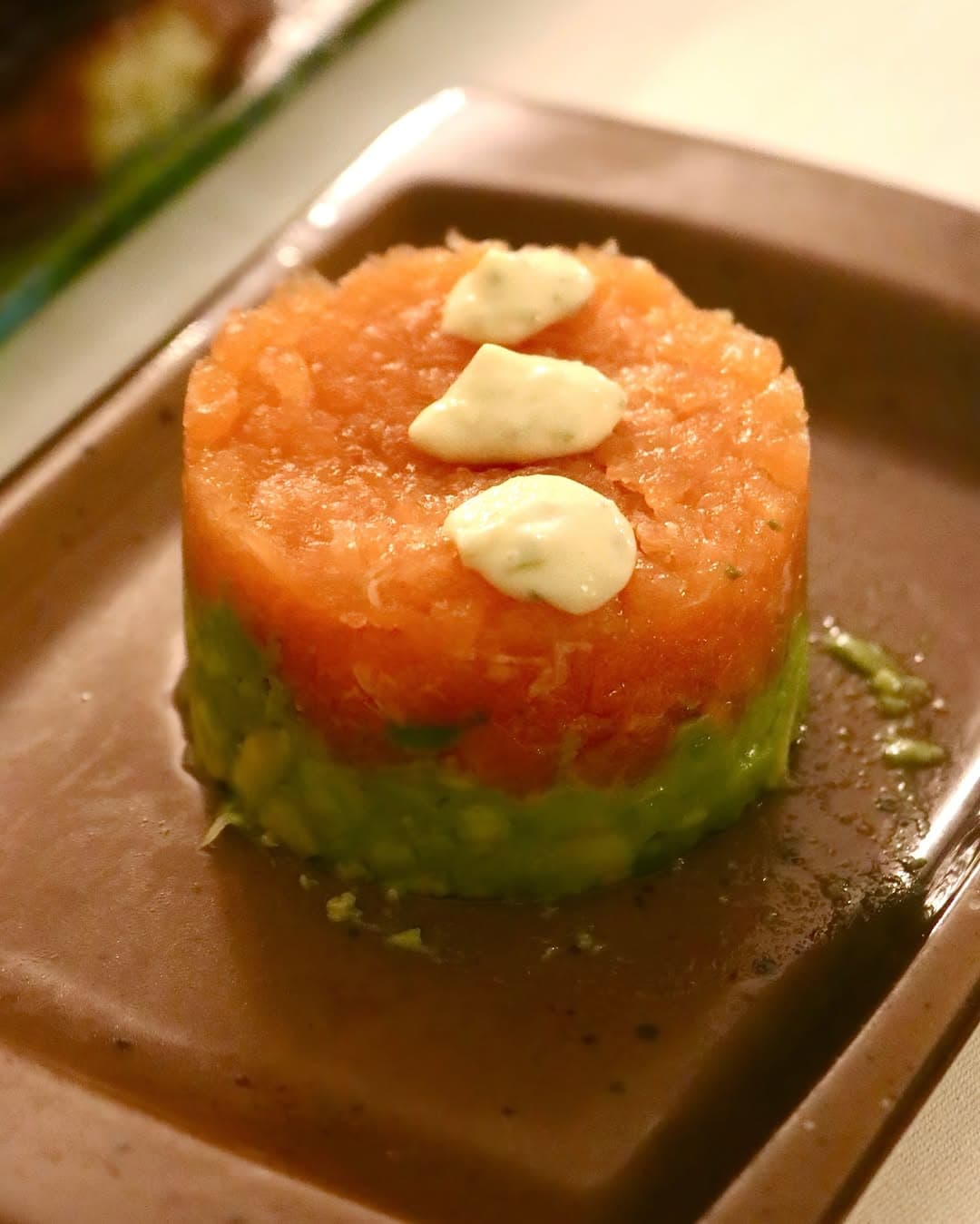 Tomato and avo tartare