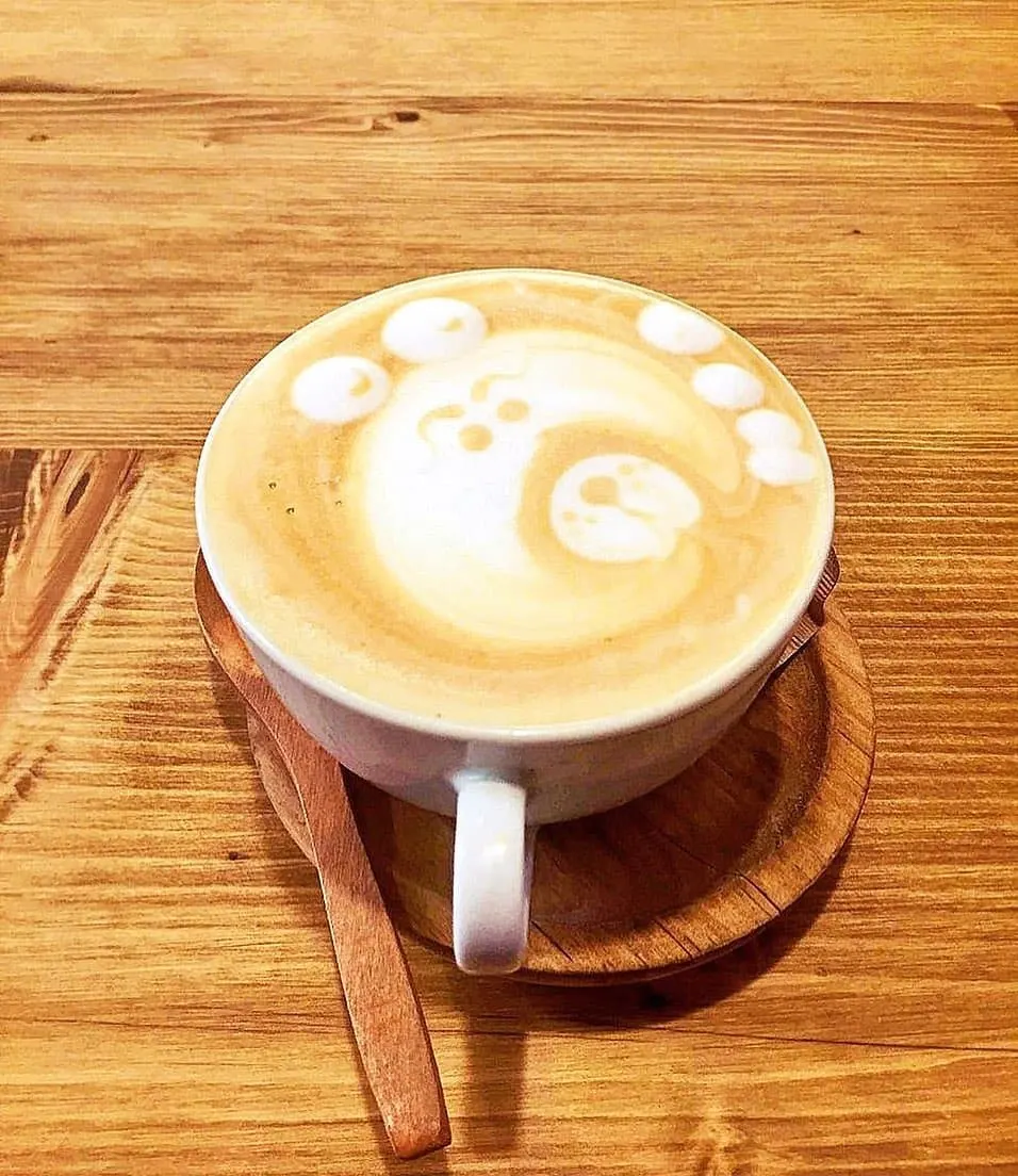 Cute coffee art / bear