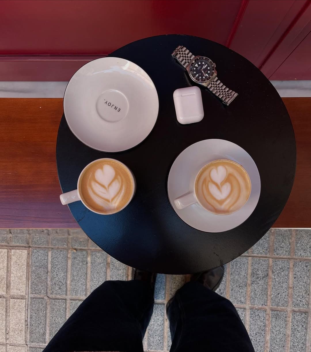 LATE. coffee is where the cool kids come. Cappuccinos and aesethics.