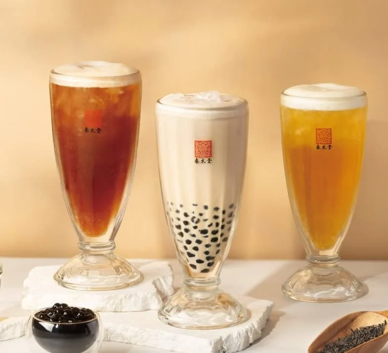 A selection of bubble teas
