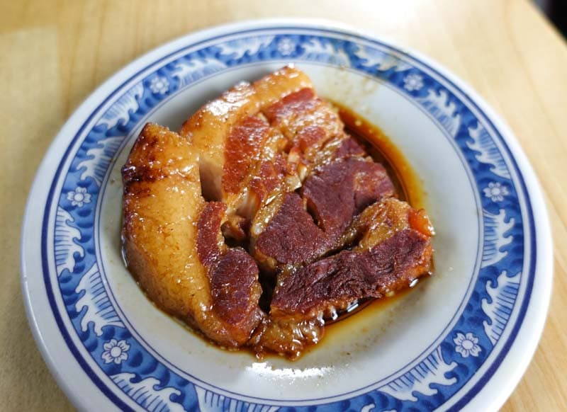 The pork fat is supposed to be soft and melts in your mouth