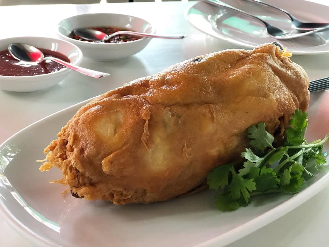 The famous one Michelin star crab omelette