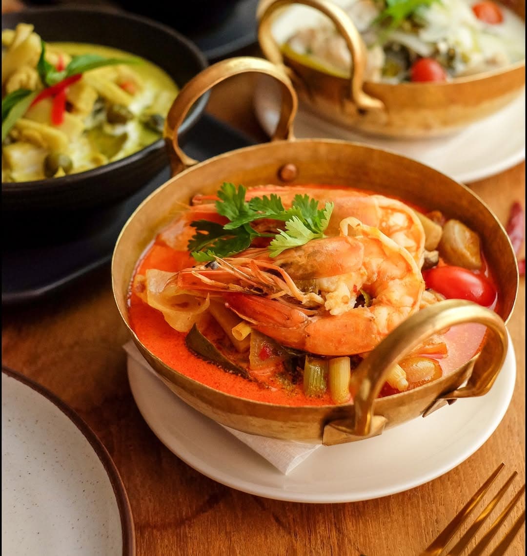 tom yum kung at one of the best cafes in Chiang Mai