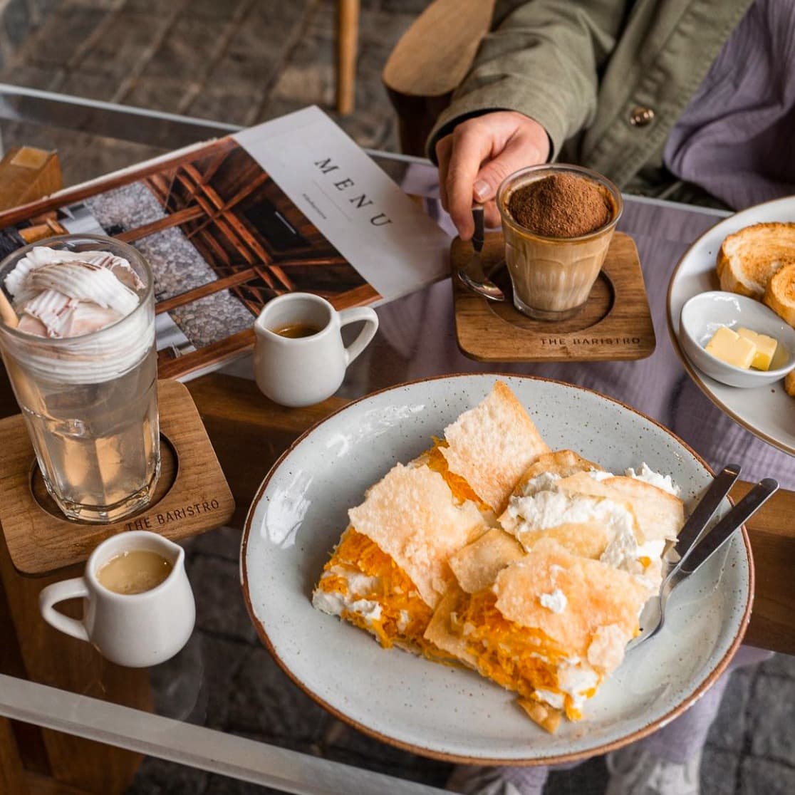 Sweet treats and coffee