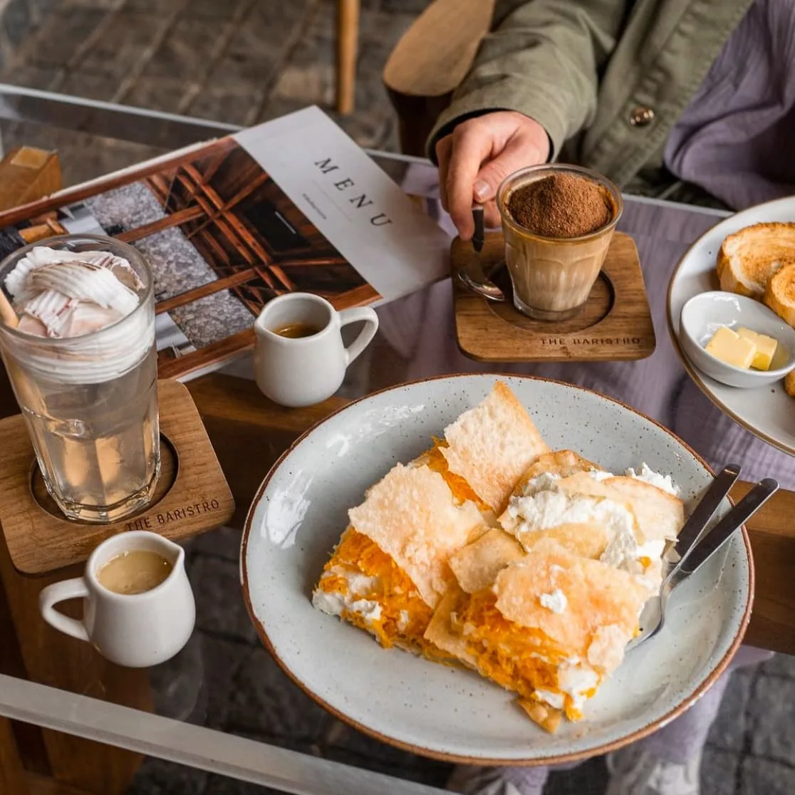 Sweet treats and coffee